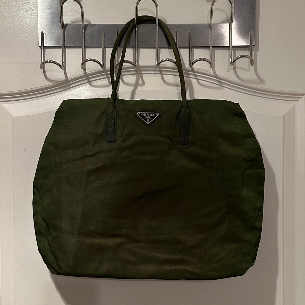 Prada Olive Green hand bag